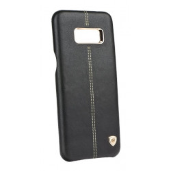 NILLKIN Englon Leather Cover für Samsung S9 in Schwarz