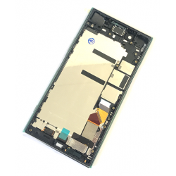 1307-9887 Original Display LCD mit Rahmen für Sony Xperia XZ Premium Dual (G8142) in Silber