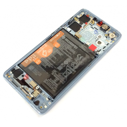 02352NLP Original Display Lcd mit Rahmen und Akku für Huawei P30 in Breathing Crystal