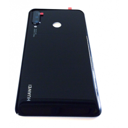 OEM Rückseite Cover mit Kamera Linsen für Huawei P30 Lite in Schwarz