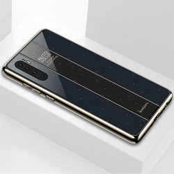 Electroplated Mirror Glass Case for Huawei P30 Pro in Schwarz