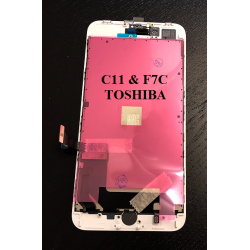 iPhone 8 Plus Ersatzdisplay LCD Glas Touch Rahmen /C11-F7C-TOSHIBA/ Weiss