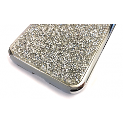 Sparkling Glitter Etui für iPhone X/XS in Silber