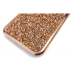 Sparkling Glitter Etui für iPhone X/XS in Rose Gold