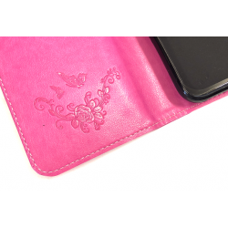Schutzhülle, Etui für iPhone X/XS Flower Sewingin Hell Pink
