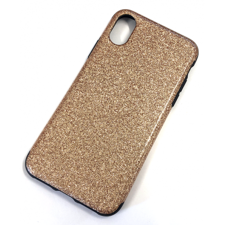 Shine Case für iPhone X-XS in Gold Glitter