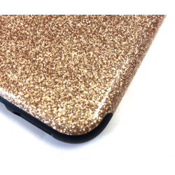 Shine Case für iPhone X-XS in Gold Glitter