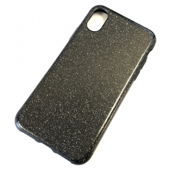 Shine Case für iPhone X-XS in Schwarz Glitter