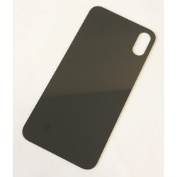 Back Cover Glass with Big Camera Hole for iPhone XS Schwarz