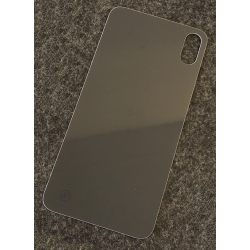 Back Cover Glass with Big Camera Hole for iPhone XS Max in Weiss