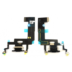 Charging Port Flex Cable for iPhone XR in Schwarz