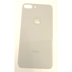 Back Cover Glass with Big Camera Hole for iPhone 8 Plus Weiss