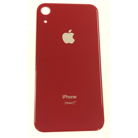Back Cover Glass with Big Camera Hole for iPhone XR Rot