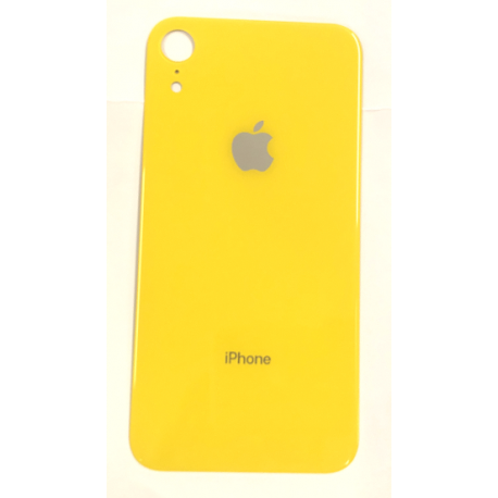 Back Cover Glass with Big Camera Hole for iPhone XR Gelb