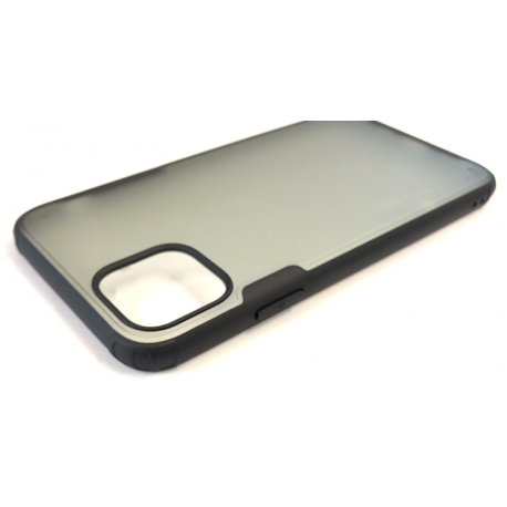 ANTI SHOCK Matt Transparent Schwarz Case für iPhone 11 Pro Max