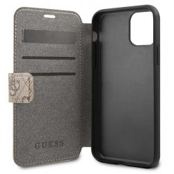 Guess Book Case for iPhone 11 Pro in Brown