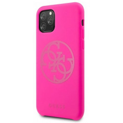 Guess Case for iPhone 11 in Neon Pink