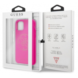 Guess Case for iPhone 11 in Neon Pink