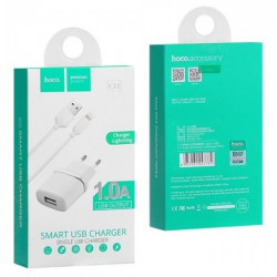 HOCO C11 Smart USB Charger mit Lightning Kabel in Weiss