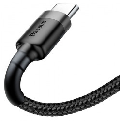1m Baseus Cafule Cable USB Type C in Schwarz
