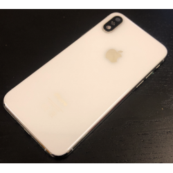 Backcover Gehäuse mit Elektronik für iPhone XS in Weiss