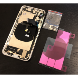Backcover Gehäuse mit Elektronik für iPhone XS in Weiss