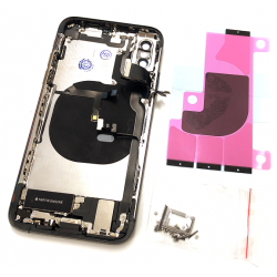 Backcover Gehäuse mit Elektronik für iPhone XS in Schwarz