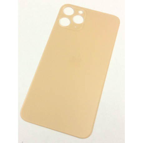 Back Cover Glass with Big Camera Hole for iPhone 11 Pro in Gold