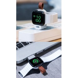 Mini Wireless Charger for Apple Watch in Schwarz