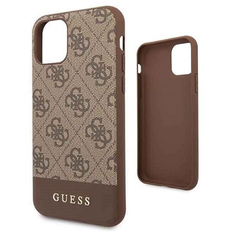 Original Guess Lether Etui for iPhone 11 Pro in Brown
