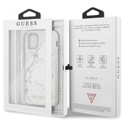 Original Guess Marble Case für iPhone 11 in Weiss