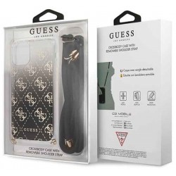 Original Guess Etui with Strap for iPhone 11 in Schwarz
