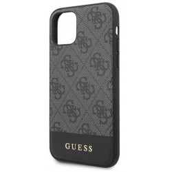 Original Guess Lether Etui for iPhone 11 Pro Max in Grau