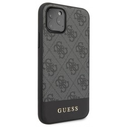 Original Guess Lether Etui for iPhone 11 Pro Max in Grau
