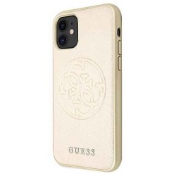 Original Guess Saffiano Case für iPhone 11 in Gold