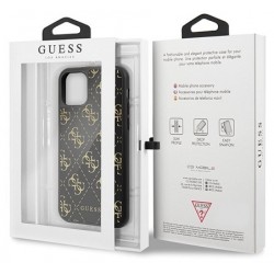 Original Guess Etui Gold Letter für iPhone 11 Pro in Schwarz