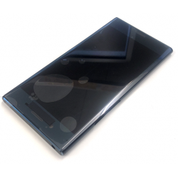 OEM LCD Display mit Rahmen für Sony Xperia XZ Premium in Schwarz