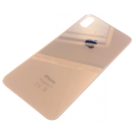 Back Cover Glass with Big Camera Hole for iPhone XS Max Gold