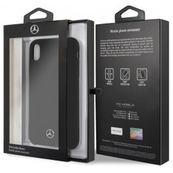 Original Mercedes Silicon Case für iPhone XR in Schwarz