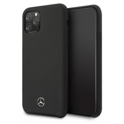 Original Mercedes Silicon Case für iPhone 11 Pro in Schwarz