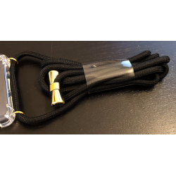 Transparent Anti Shock Etui with Schwarz Strap for Samsung S20 Ultra