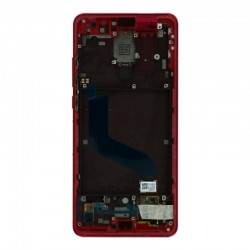 Lcd Display Xiaomi Mi 9T/9T Pro Rot mit Rahmen