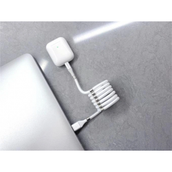 1M Lightning USB magnetisches Daten- Ladekabel weiss  für iPhone , iPad , iPod