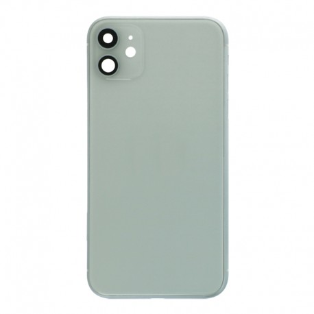OEM Rahmen und Backcover Gehäuse mit Kamerlinse und Seitentasten + SIM Card halter für iPhone 11 USA Version weiss