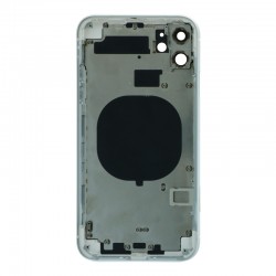 OEM Rahmen und Backcover Gehäuse mit Kamerlinse und Seitentasten + SIM Card halter für iPhone 11 USA Version weiss