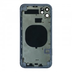Akkudeckel backcover und Rahmen Gehäuse mit Kamerlinse und Seitentasten + SIM Card halter für iPhone 11 USA Version purple OEM