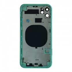 Akkudeckel backcover und Rahmen Gehäuse mit Kamerlinse und Seitentasten + SIM Card halter für iPhone 11 USA Version grün OEM