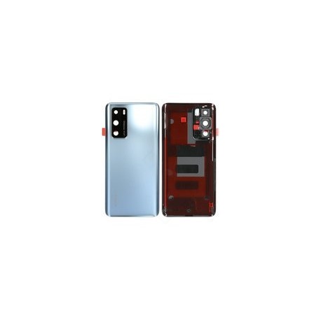 Akkudeckel, Battery Cover für ANA-LNX9, ANA-LX4 Huawei P40 - silver frost