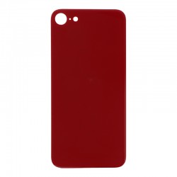 Akku Deckel mit weitem Kamera Loch für iPhone SE (2020) US Version in Rot OEM