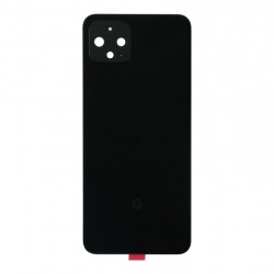 Akku Deckel mit Kameralinse und Blende für Google Pixel 4 in schwarz Ori